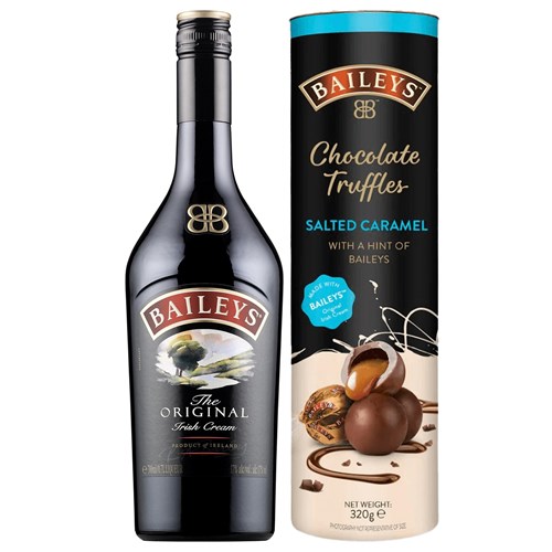 Baileys Irish Cream 70cl And Baileys Salted Caramel Truffles Gift Set